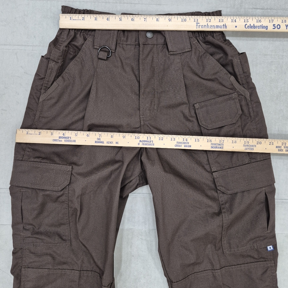 Propper tactical rip stop pants women's 28 chocolate brown double knee cargo - Picture 4 of 10